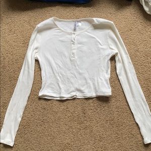 H&M long sleeve cropped